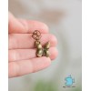 Кафф ажурный "Порхающая бабочка". Без прокола. Ручная работа